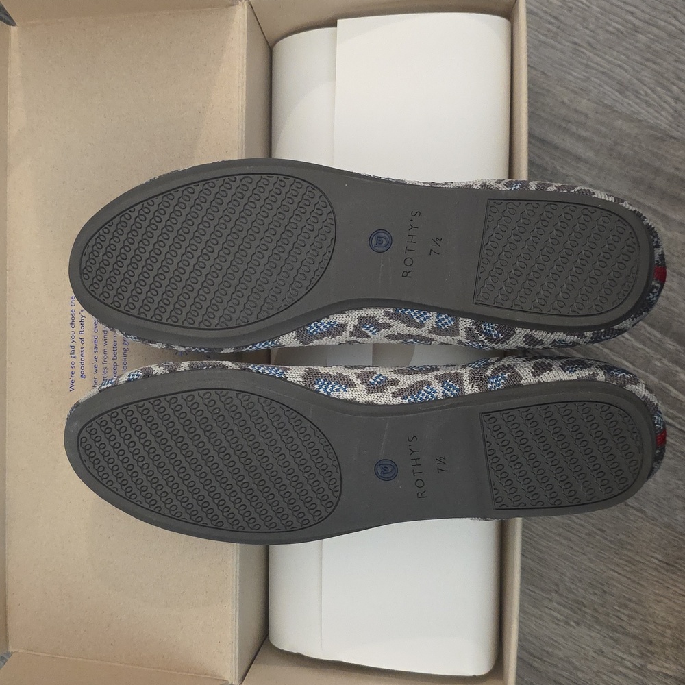 Rothy's Round Grey Spotted Flats - Picture 5 of 8